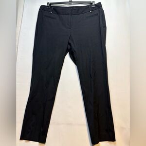 Women's Alfani 18w Black tailored dress Pants straight leg